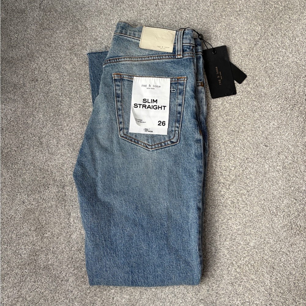 rag & bone Slim Straight Denim Jeans